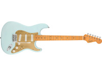 Fender SQ 40th Anni. Vintage Edition Maple Fingerboard Gold Anodized Pickguard Satin Sonic Blue